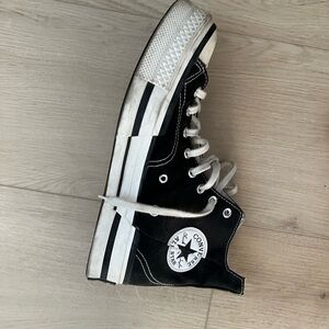 Converse Black and White High-Top Sneakers
